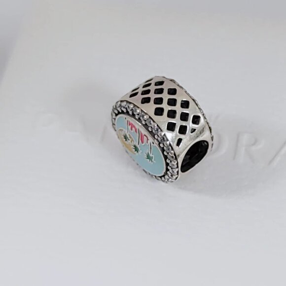 Pandora Miami Beach Travel Bead Charm Bracelet Pendant S925 Silver with box - Picture 5 of 7